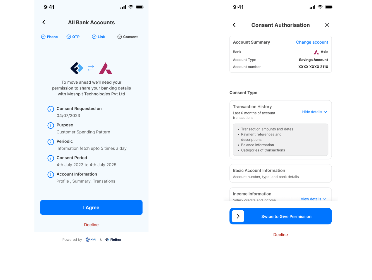 Redesigned Consent Screen