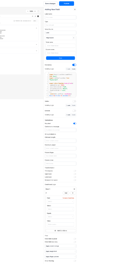 Modular Prop Management Interface